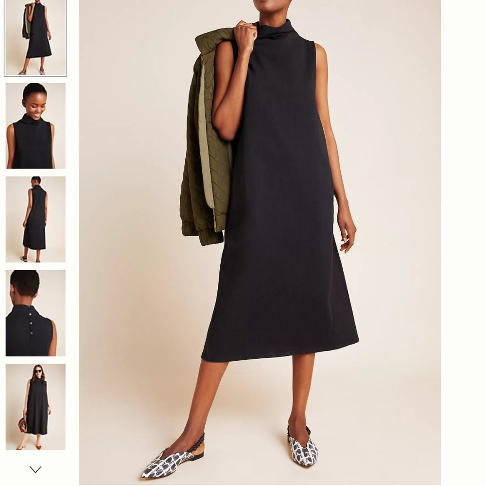 Anthropologie Fiona Knit Mock Neck Tunic Dress - Picture 5 of 13